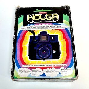 Lomography Holga 120 CFN Film Camera Starter Kit Complete In Box Medium Format